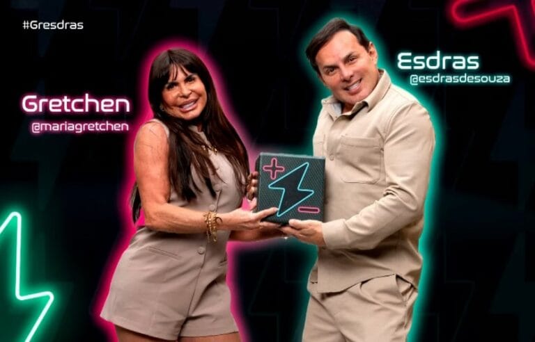 Gretchen e marido são notificados pela Justiça na sede do Power Couple