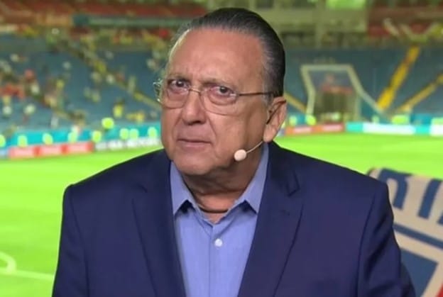 Galvão Bueno amarga ibope quase zero e perde para jogo do Palmeiras