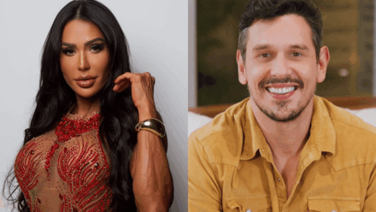João Vicente de Castro se irrita e diz que Gracyanne Barbosa mentiu sobre romance.