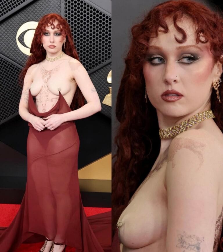 Chappell Roan serve “Carnaval Core” e rouba a cena no tapete vermelho do Grammy 2026