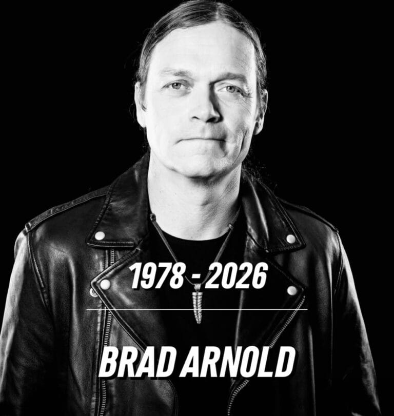 Luto no Rock: Morre Brad Arnold, vocalista do 3 Doors Down, aos 47 anos