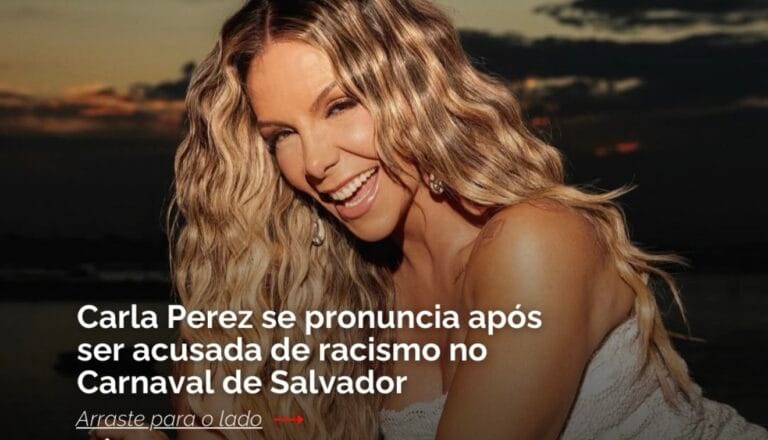 Polêmica no Algodão Doce: Carla Perez pede desculpas após acusação de racismo