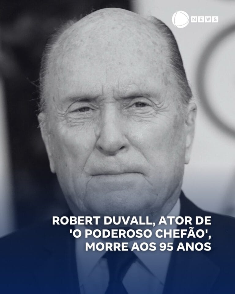 Adeus a uma lenda: Morre Robert Duvall aos 95 anos