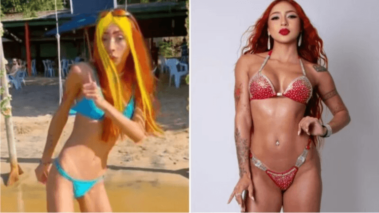 Ruivinha de Marte impressiona com transformação física radical.