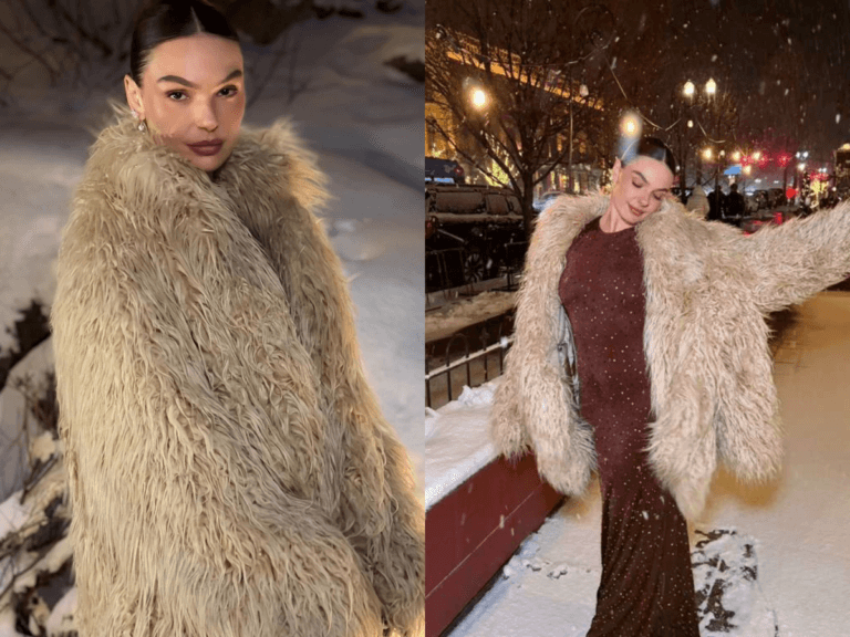 Isis Valverde comemora 39 anos na neve de Aspen e divulga álbum familiar