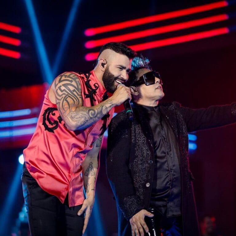 Gusttavo Lima e Daniel Diau oficializam parceria em Recife e planejam shows conjuntos