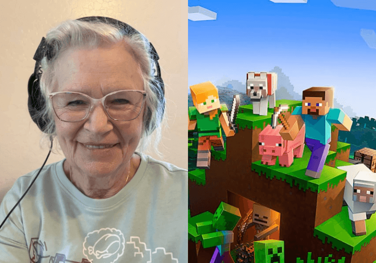 Idosa de 81 anos vira youtuber de Minecraft e arrecada fundos para tratar câncer do neto