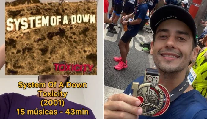 Personal cria série no Instagram que combina treinos de corrida com clássicos do rock