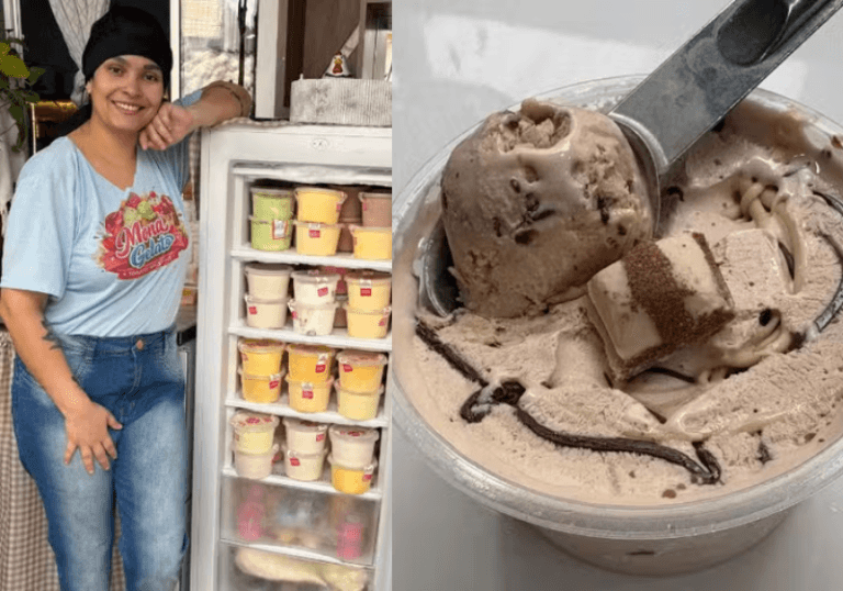 Mãe de sete filhos troca emprego noturno por venda de sorvetes artesanais e alcança faturamento de R$ 6 mil mensais