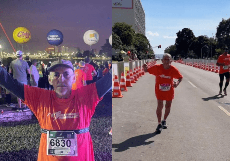 Idosos de 77 e 78 anos concluem provas na Maratona de Brasília
