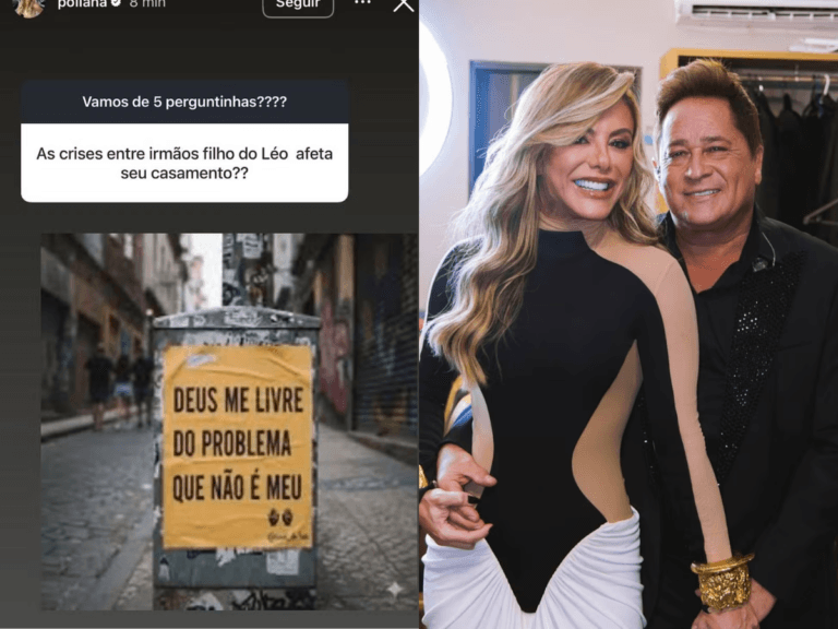 Poliana Rocha nega que desavenças entre filhos de Leonardo abalem seu casamento