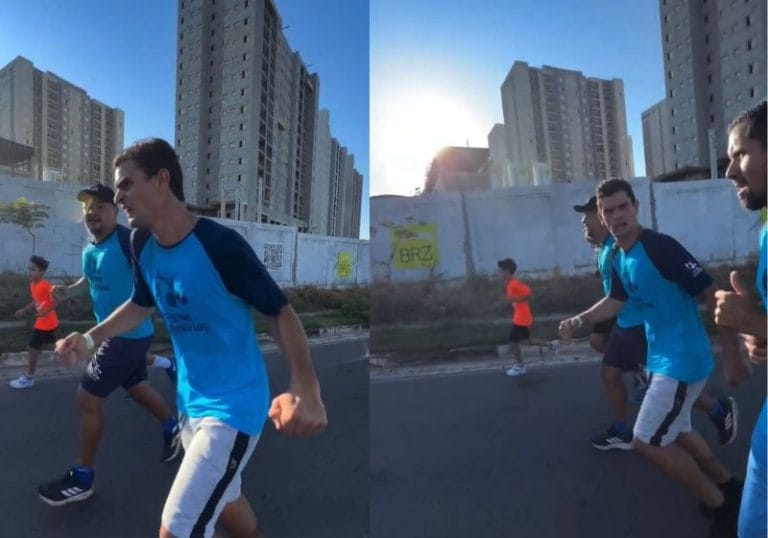 Corredor com paralisia cerebral de Mogi Guaçu emociona redes ao concluir prova de rua