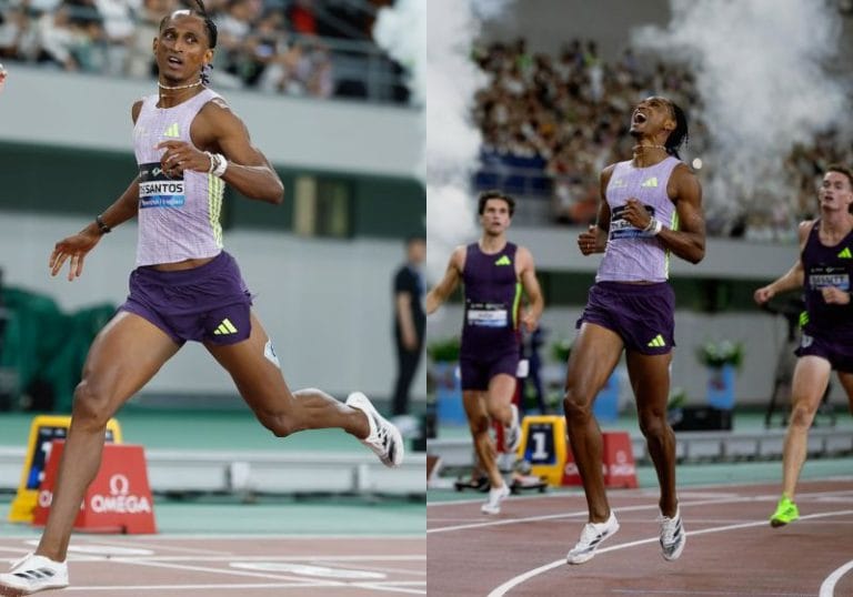 Alisson dos Santos vence 300 m com barreiras na abertura da Diamond League na China