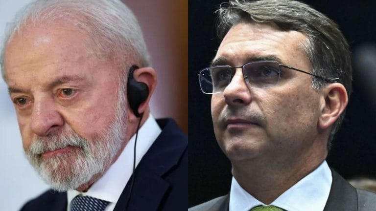 Flávio Bolsonaro e Lula lideram rejeição em empate técnico, aponta pesquisa