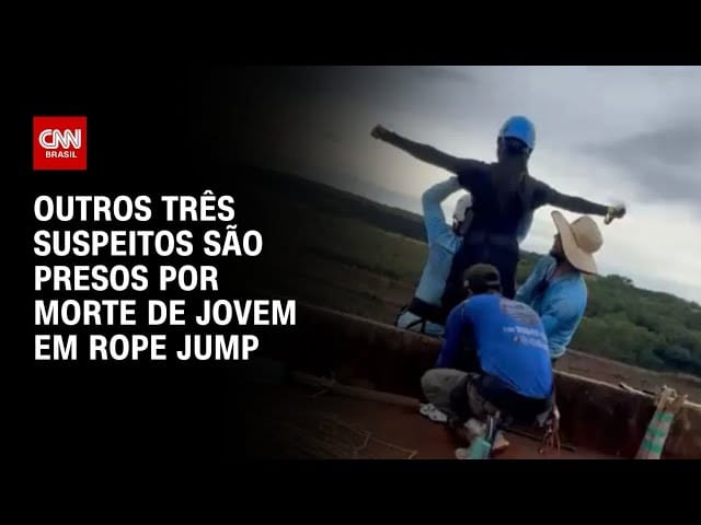 Mais três são presos por morte de jovem em rope jump sem corda de segurança