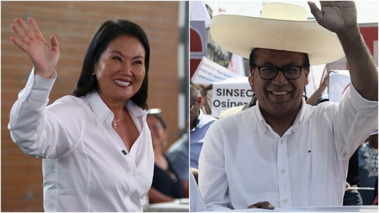 Seguidores de Sánchez marcham em Lima contra resultado eleitoral