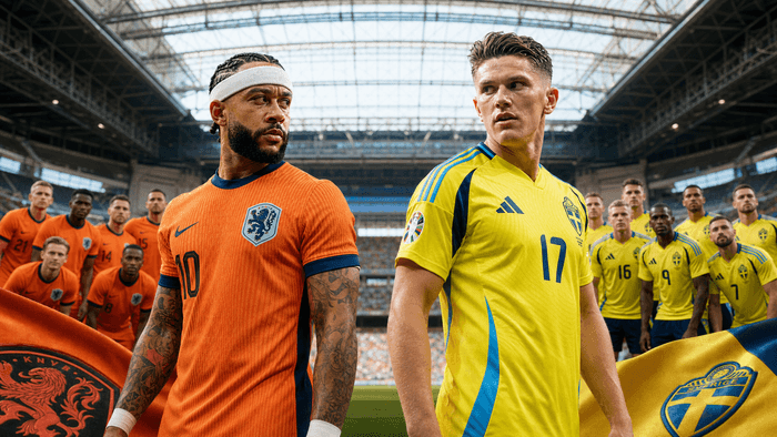Suécia x Holanda na Copa 2026: onde assistir ao duelo europeu deste sábado