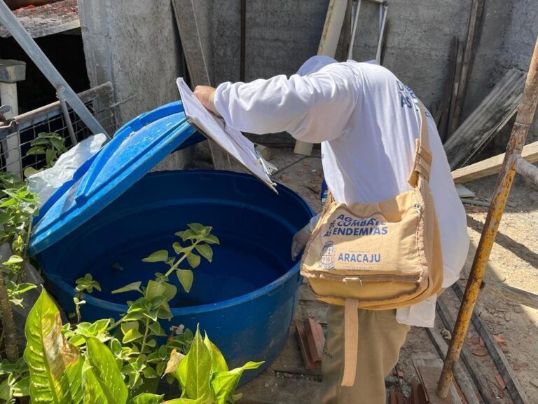 Aracaju registra queda na infestação do Aedes aegypti para 1,5%