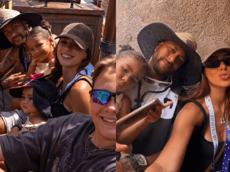 Bruna Biancardi compartilha momentos da viagem em família com Neymar em Orlando
