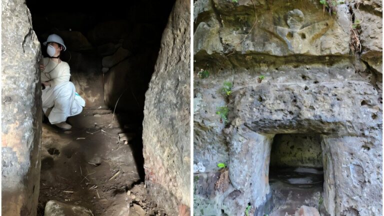 Estudo revela que túmulos decorados de Kyushu eram para vários indivíduos