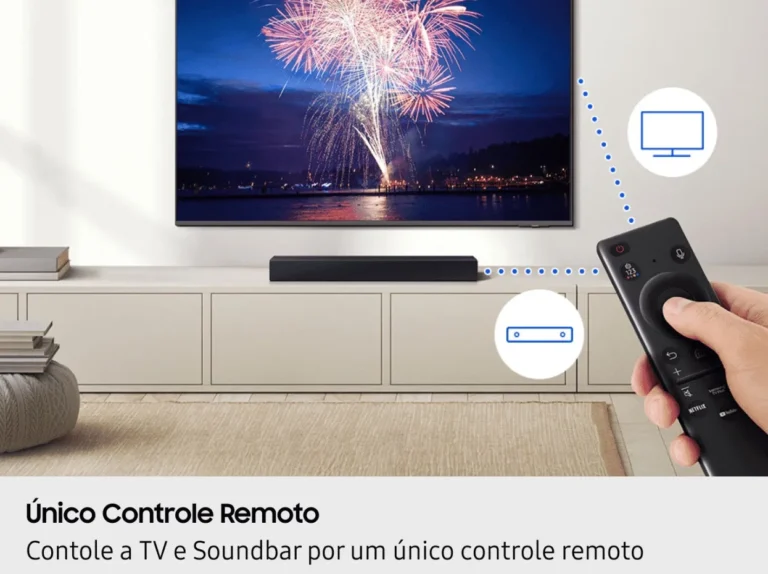 Garanta Soundbar Samsung HW-B400F com 53% de desconto por R$559