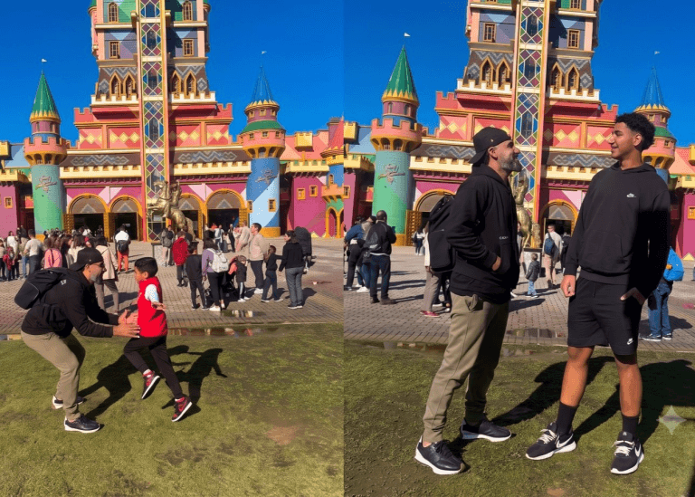 Raí Saia Rodada curte férias em família no Beto Carrero World e surpreende os filhos durante pausa na agenda