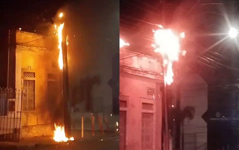 Incêndio em Poste Afeta Fornecimento de Energia em Aracaju
