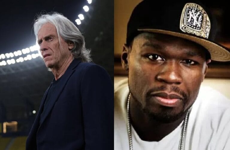 Jorge Jesus interrompe ensaio de 50 Cent durante treino no Estádio do Restelo