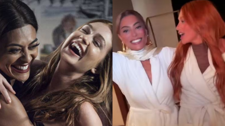 Marina Ruy Barbosa renova bronzeado na praia do Recreio com os pais