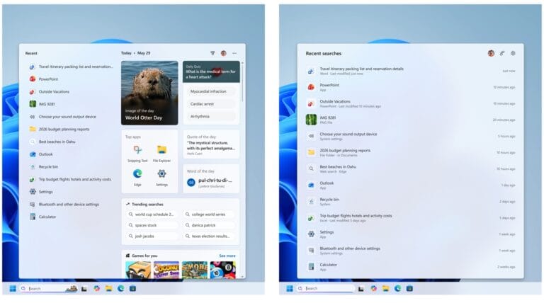 Microsoft anuncia melhorias na busca do Windows 11