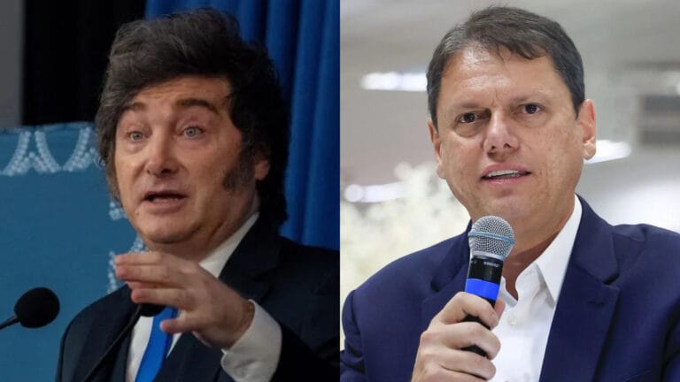 Milei se reunirá com Tarcísio durante visita a São Paulo