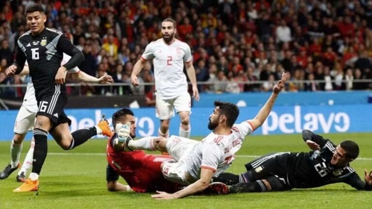 Relembre a última partida entre Espanha e Argentina antes da final da Copa do Mundo
