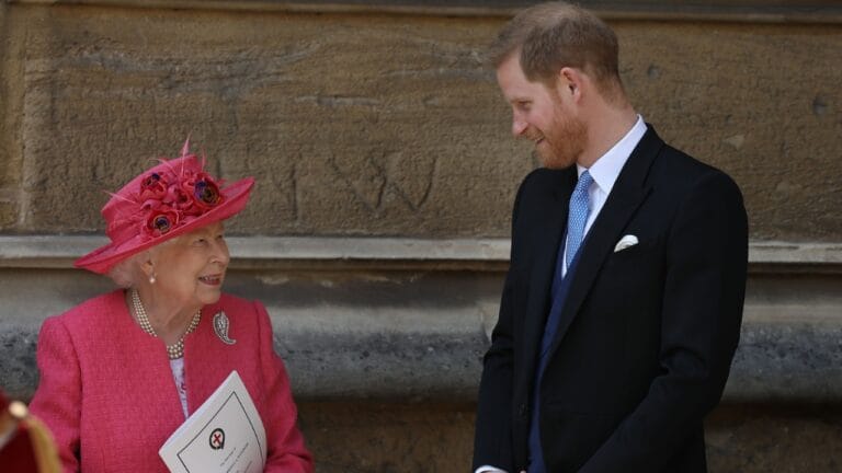 Último Encontro do Príncipe Harry com a Rainha Elizabeth II