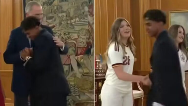 Yamal viraliza por cumprimento à princesa da Espanha após conquista da Copa