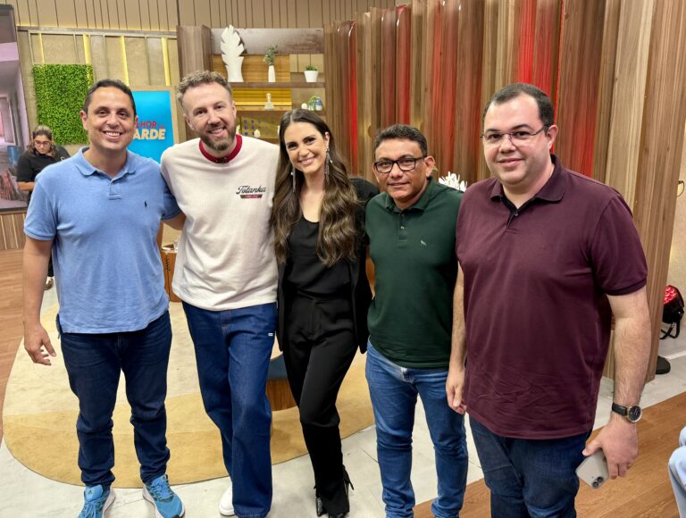 Itabaiana FM 93.1 visita TV Band em São Paulo e acompanha ao vivo o Melhor da Tarde