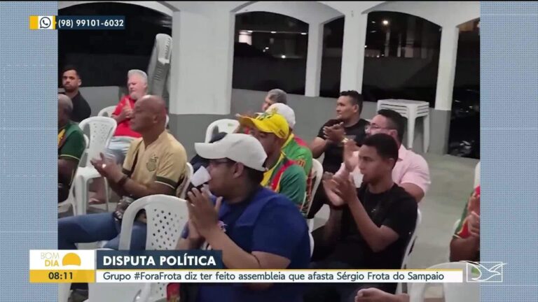 Assembleia destitui Sérgio Frota e instala junta provisória no Sampaio