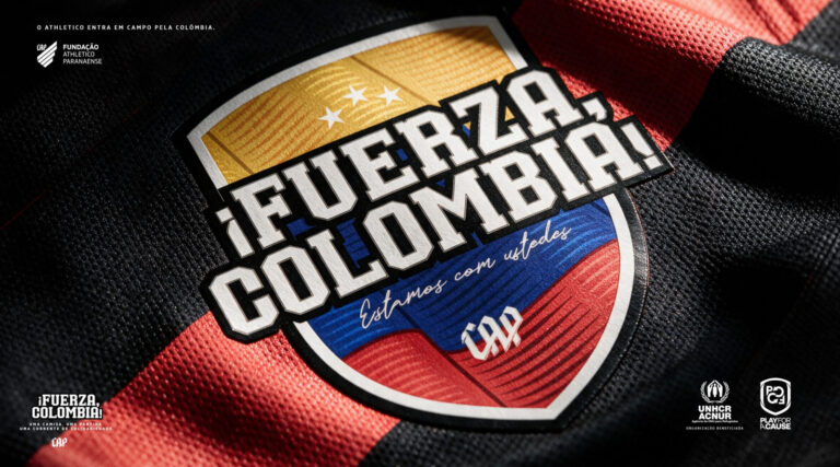 Athletico veste ‘Fuerza, Colômbia’ e leiloa camisas em ação solidária