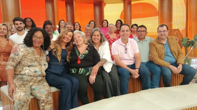 Equipe Itabaiana FM visita estúdios da Globo em São Paulo e participa ao vivo do Encontro com Patrícia Poeta