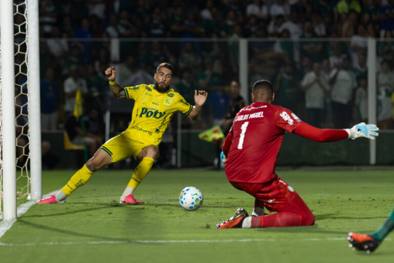Mirassol domina líder Palmeiras, mas cede empate por 1 a 1
