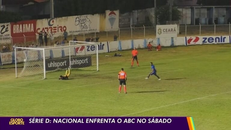 Nacional acelera preparação para quartas da Série D contra o ABC