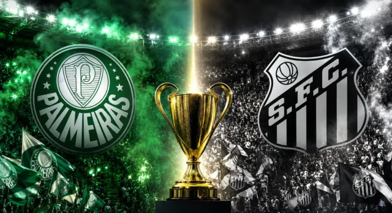 Palmeiras recebe o Santos com torcida única nas quartas da Copa do Brasil