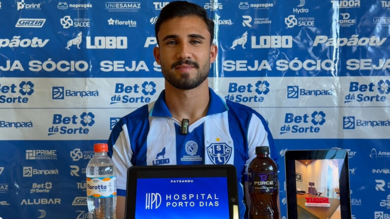 Paysandu apresenta Gustavo; zagueiro elogia Júnior Rocha