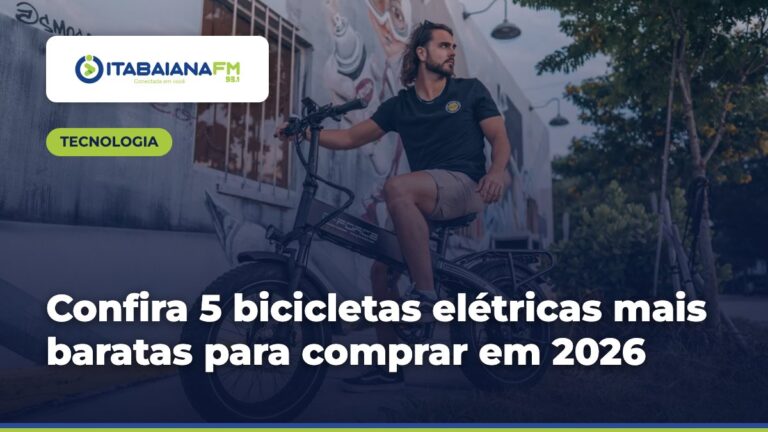 Confira 5 bicicletas elétricas mais baratas para comprar em 2026