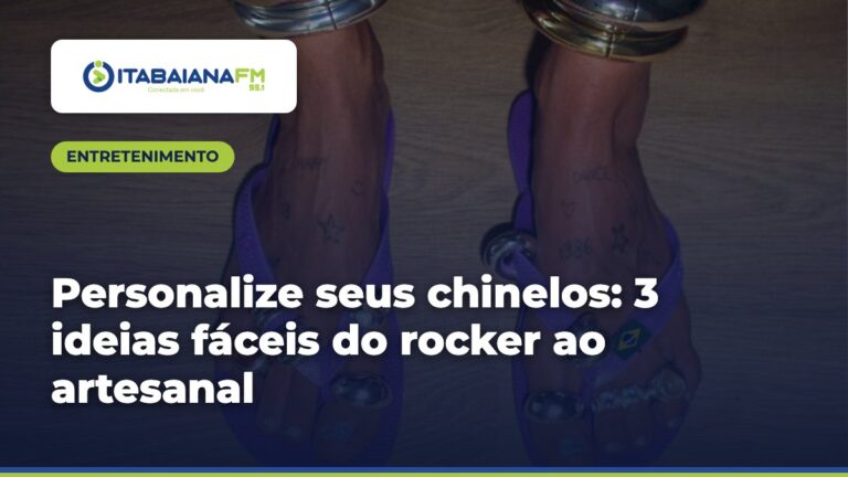 Personalize seus chinelos: 3 ideias fáceis do rocker ao artesanal