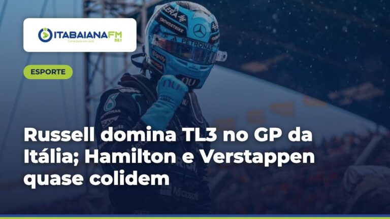Russell domina TL3 no GP da Itália; Hamilton e Verstappen quase colidem
