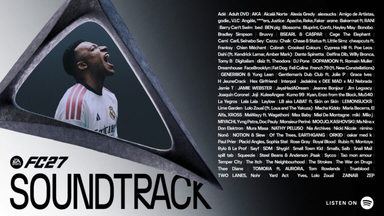 EA SPORTS FC 27 lança trilha com Kyan, Mu540 e Nonô no Spotify