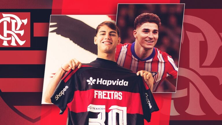 Flamengo apresenta Joaquín Freitas e reforça o ataque