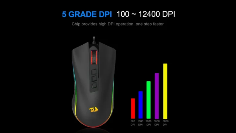 Garanta já o Mouse Gamer Redragon Cobra com desconto relâmpago
