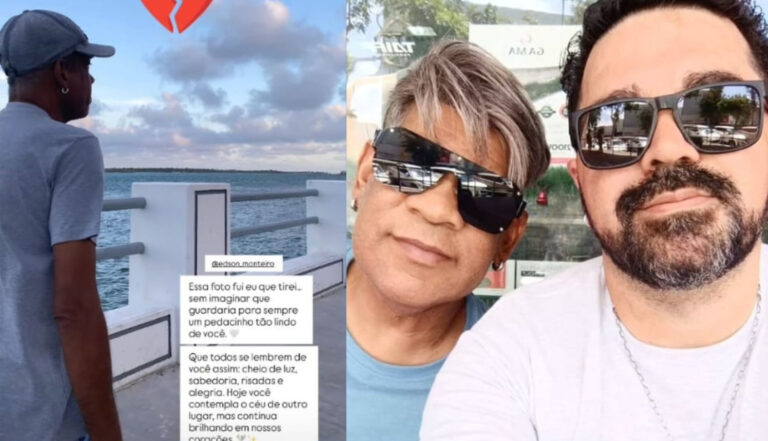 Marido de Rogério Valença compartilha tributo com foto e recordação