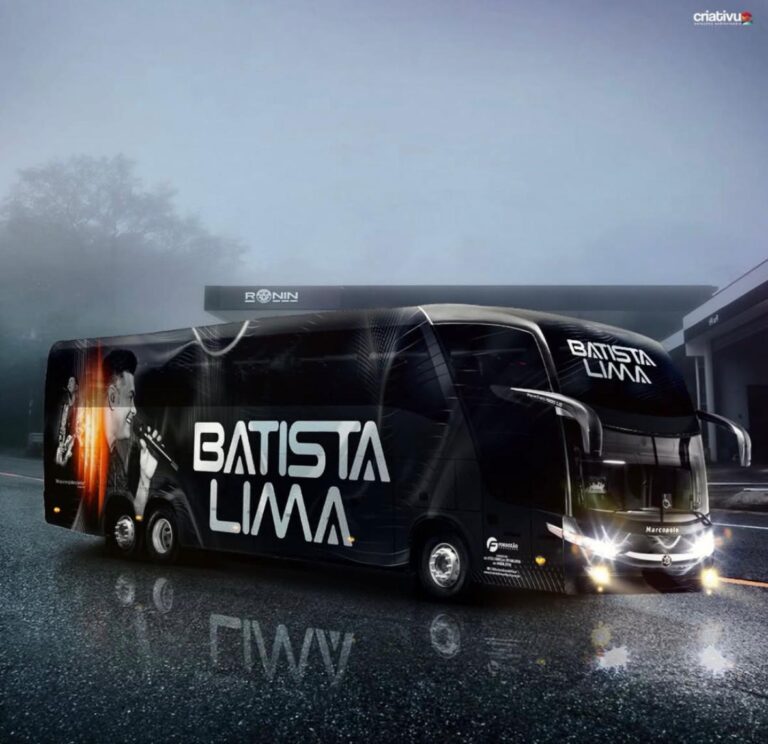 Batista Lima renova visual do ônibus da banda durante férias da equipe